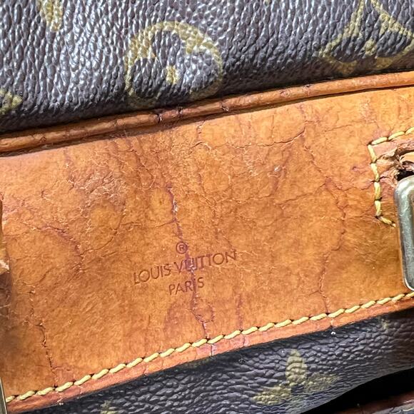 Vintage Louis Vuitton Deauville large monogram bag project lot part scrap - Picture 11 of 15